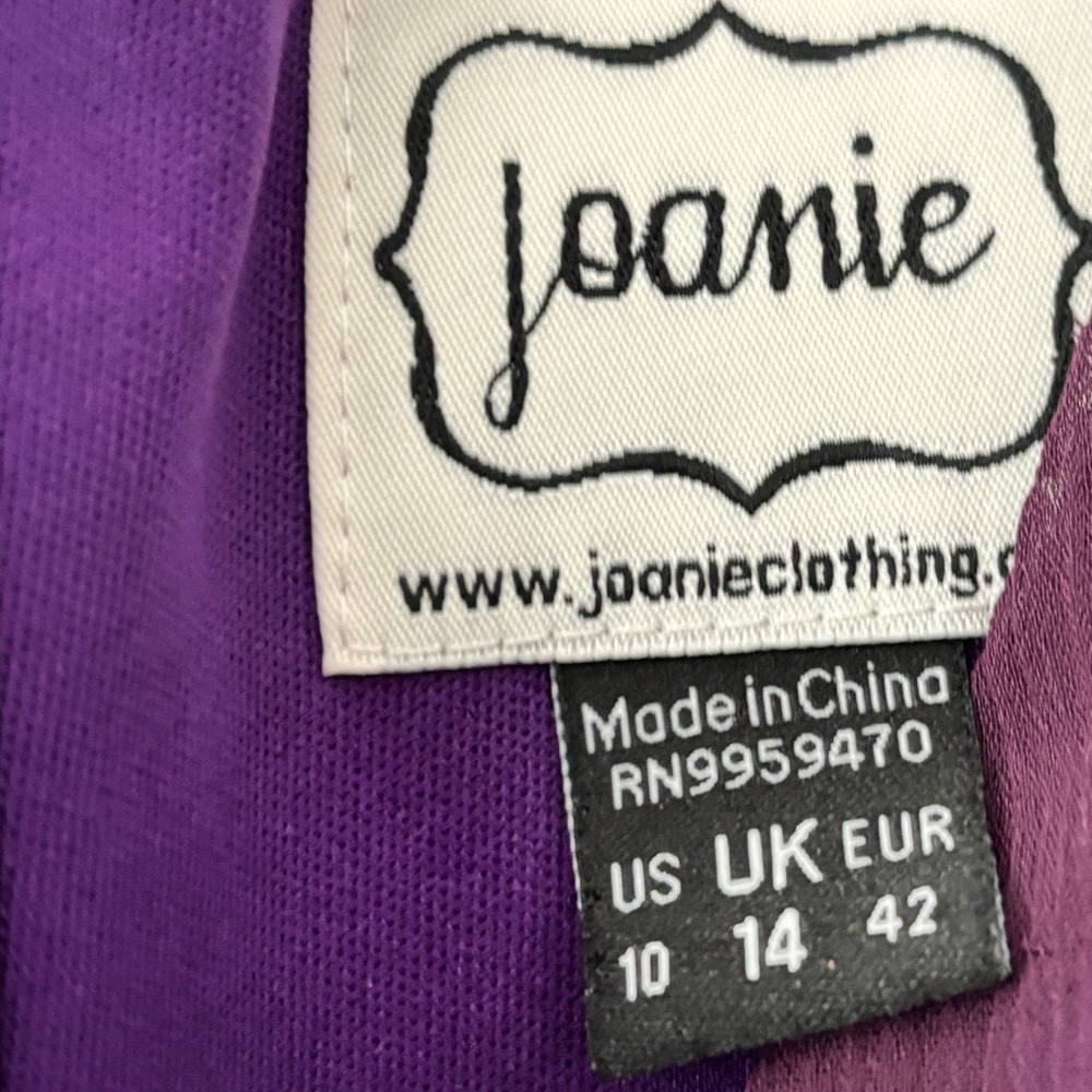 🍇 Joanie Clothing “Gracie” Dress – Plum Purple – Size US 10 🍇 - Picture 8 of 9